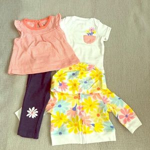 Carters Girl 3 piece set